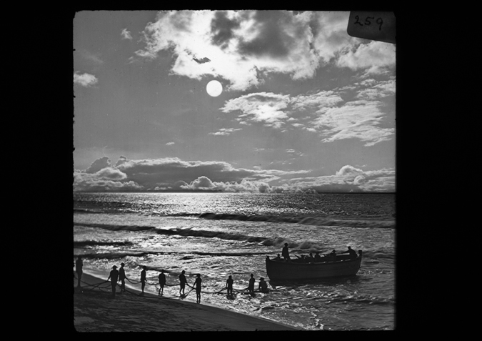 'Fishing Boat Coming Ashore by Moonlight, copyright Kingston Museum and Heritage Service, 2010' 